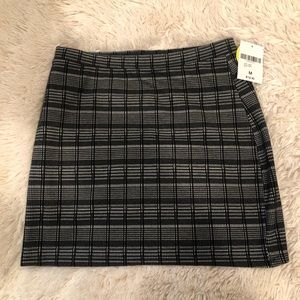 Plaid mini skirt